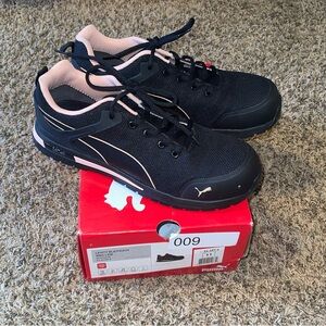 Puma Levity Knit Women’s 11 Black Athletic Safety Work Shoes Sneakers ZA00156